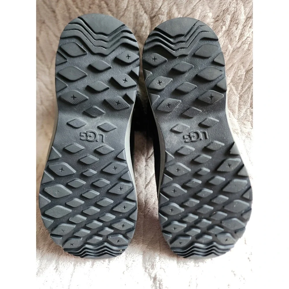 UGG Adirondack III Waterproof Black Grey Winter Boots Womens 8.5